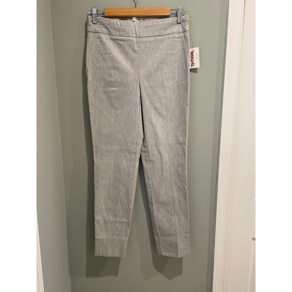 Carolina Belle Women's Gray Ankle Pants Size‎ 2 Career Casual Stretch